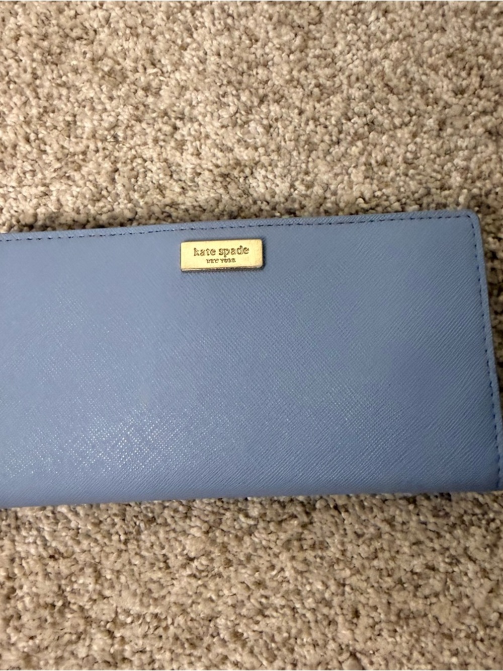 Kate Spade Periwinkle Saffiano Leather Wallet